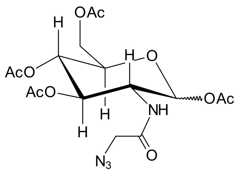 Ac4glcnaz N Azidoacetylglucosamine Tetraacylated Baseclick Gmbh